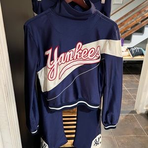 Vintage Cooperstown Yankee  Warm up Suit